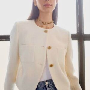 Judith & Charles Cream Women's Blazer